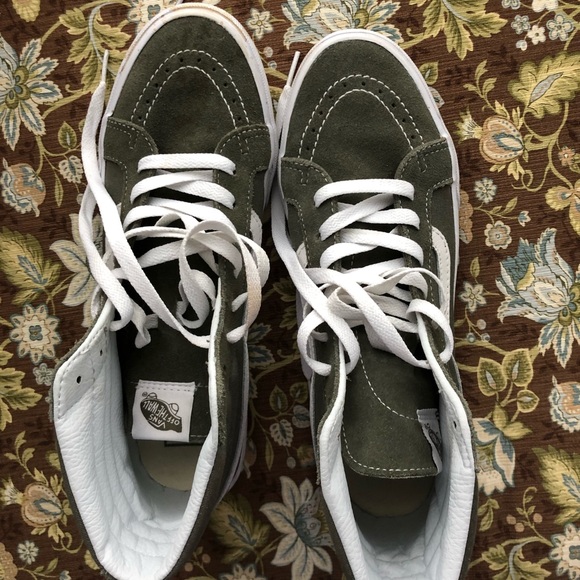 Vans Shoes - Olive Green Vans. Worn a couple times.